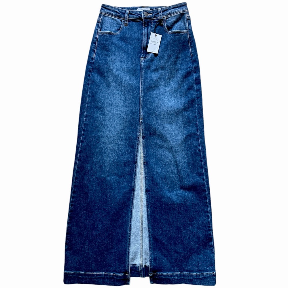 Forever 21 Maxi Denim Skirt